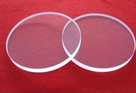flat transparent glass quartz plate square shape quartz window  round quartz glass disc