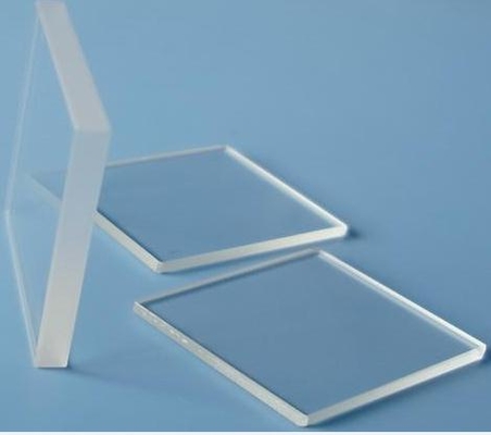 Transparent square quartz glass thickness 1mm to 10mm customized with your size