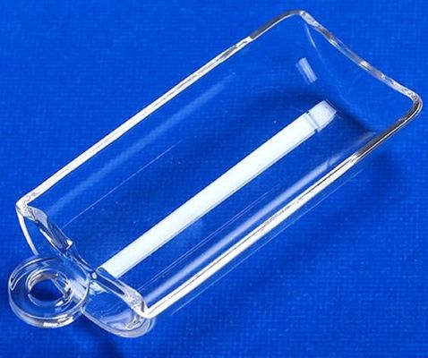 High quality Transparent quartz glass tube Deep polishing quartz glass round bottom pipe
