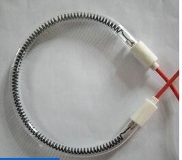 C shape quartz heating element  Carbon fiber infrared lamp machined quartz heating element