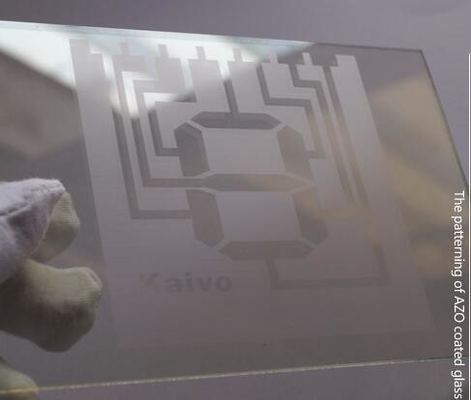 Customized laser patterning  film AZO and FTO  conductive glass plate  for OPV and OLED research