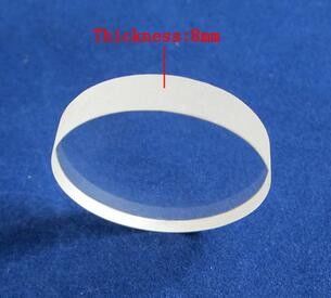 Transparent quartz glass plate for UV flame detector fused silica wafer optical quartz sight window customized size