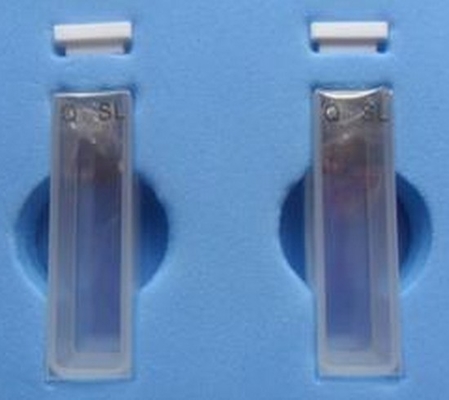 High quality Transparent glass quartz cuvette with lids with standard volume