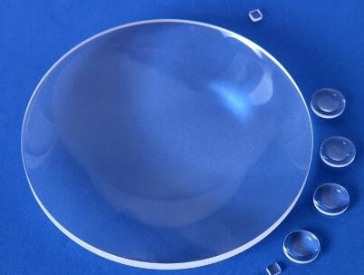 clear quartz glass lens optical plano convex lens  Double optical plate