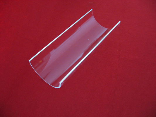 high quality curved quartz plate or  borosilicate  sight  glass flex disc quartz curved sheet