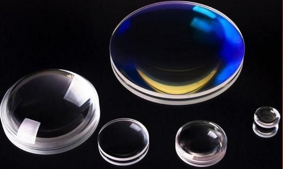 clear quartz glass lens optical plano convex lens  Double optical plate