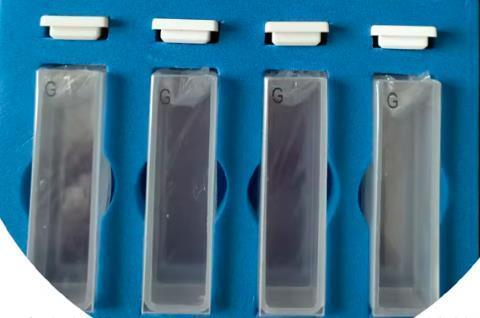 high quality Quartz Glass cuvette visible light  path length 10mm (1cm) lab using spectrophotometer optical cuvette