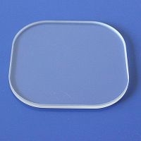 Oval tempered sight glass plate and 3.3  borosilicate glass plate with round corner