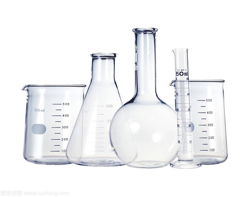glassquartz conical flask grinding mouth with measure line