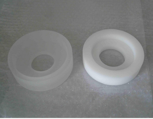 opaque polished fused silica quartz glass ring flange