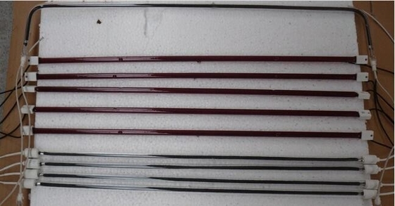 Ruby quartz glass tube carbon fiber heating element warm quickly safe heater far infrared quartz heating lamp