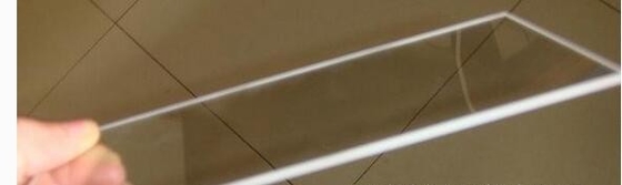 high quality wide and long quartz glass plate length 1000mm x width 155mm