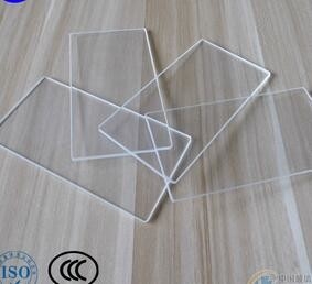very long length 575x165x3mm transparent quartz glass plate quartz window