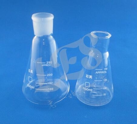 customized glass quartz Erlenmeyer flask