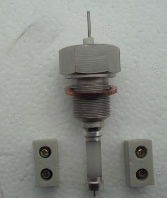 Ultra-pure alumina Water level Electrode DJM1615-115 Threaded type For Monitor Level  Include Graphite Gasket, Copper Washer And Terminal Ceramic