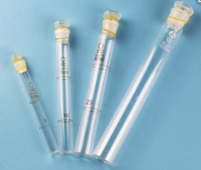 Quartz glass colorimetric tube with stopper  5ml 10ml 25ml 50ml 100ml pass UV ray boron free colorimetric  tube